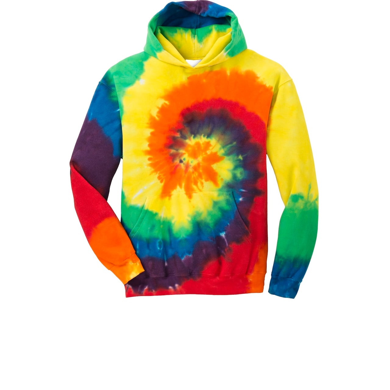 Port & Company® Youth Tie-Dye Pullover Hooded Sweatshirt